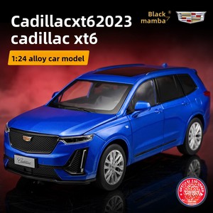 Modèle de voiture en métal Cadillac XT6 authentique à l'échelle 1:24, jouet décoratif Black <span class=keywords><strong>Manba</strong></span> H2693, contrôle par force, vente en gros, livraison directe - Product Image 2