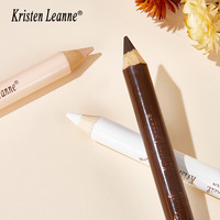Crayon de maquillage pour les yeux multifonctionnel en bois, pratique, imperméable, pour sourcils, eye-liner et contouring, durable, lisse