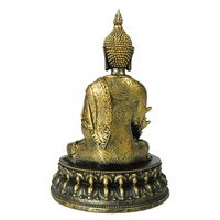 2023 nouvelle arrivée couleur dorée maison décor intérieur table petit feng shui résine méditant bouddha statue sur trône