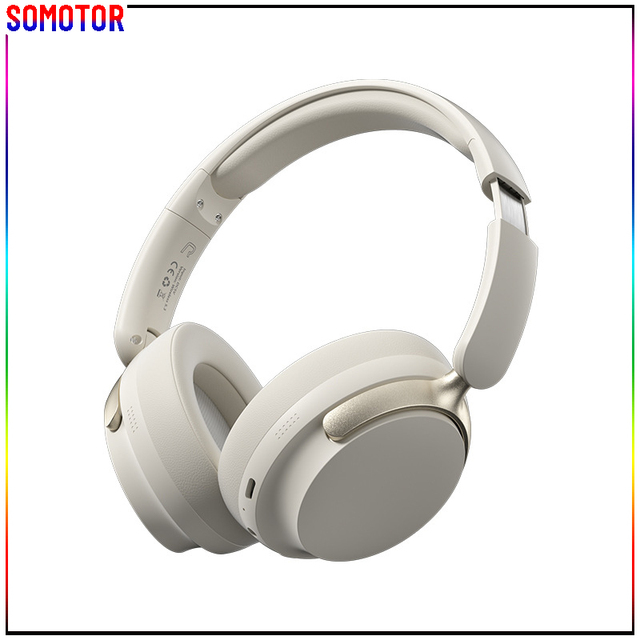Sleek Travel Bluetooth Headphones Foldable with Skin-friendly Protein Leather Ear Pads Casque Audio