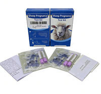 Kit de dépistage de la gestation des ruminants sur site, détection du PAG pour une gestion efficace de l'élevage de bovins et de moutons, 2 tests/kit