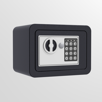 Caja Fuerte Electrónica Pequeña con Cerradura Digital Electrónica, Caja de Seguridad de Acero Laminado en Frío para Uso en el Hogar y la Oficina