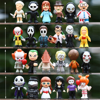 Populaire film d'horreur personnage Figure jouet Halloween fête Goodie sac remplissage à collectionner Mini Figure pour Trick or Treat faveurs