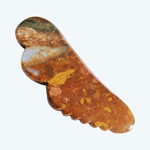 Tabla de Gua Sha de ágata con dientes, precio de fabricante al por mayor - Product Image 3