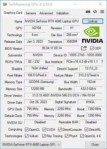 สินค้าใหม่ขายส่งแล็ปท็อป Rtx4080 แล็ปท็อป 4090 GPU Rtx 4080m 12GB 4080M 4090M 16GB ขายดี แล็ปท็อปเกมมิ่ง 16GB RTX 4090 175 - Product Image 6