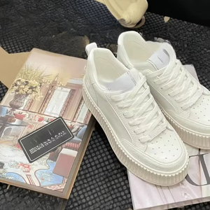 Baskets décontractées de luxe pour femmes 2025 – Chaussures de sport plates originales en PU avec lacets, idéales pour la marche, collection automne, avec amorti - Product Image 6