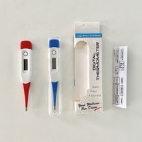 Prix de gros OEM avec écran lcd pour bébé enfants adultes oral aisselle rectal utilisation clinique hôpital thermomètre numérique