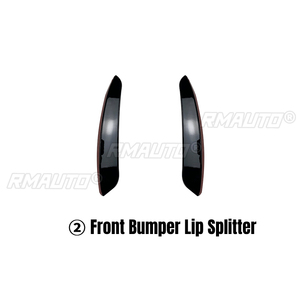 Cubierta Adhesiva para el Divisor Inferior del Parachoques Delantero Lateral para Mercedes-Benz Clase A W177 A180 A200 A220 A250 para AMG 2019 2020 2021+ - Product Image 5