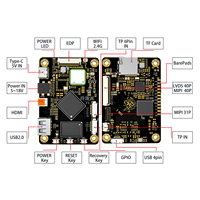 256 Gb Rom integrado Android Linux Rk3288 Rk3328 Rk3588 placa Som desarrollo brazo núcleo diseño Pcb diseño de cliente