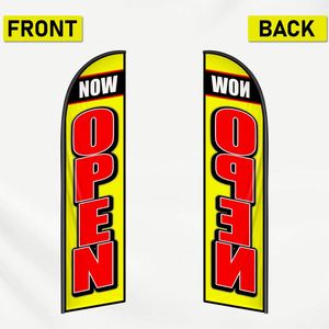 2.5*11.5 FT NOW OPEN High Quality Custom Feather <b>Flags</b> Beach <b>Flag</b> for Beach Party and Advertising Promotions - Product Image 3