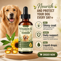 Offre Spéciale : Vitamine E Liquide pour Chiens 250 UI – Complément Nutritionnel et Vitamines Essentielles pour la Santé des Animaux