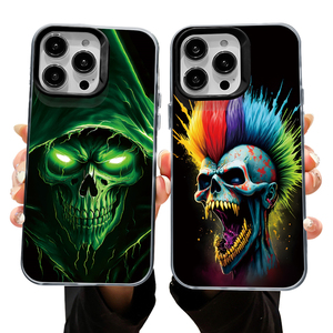 Funda de Lujo Plateada de PC para Negocios a Prueba de Golpes para iPhone 16 Pro Max con Diseño de Andrógeno Hormona Masculina Incluida - Product Image 6