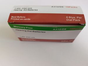 Batería de Zinc-Aire de 1.4V A312 <span class=keywords><strong>312</strong></span> Más Vendida <span class=keywords><strong>para</strong></span> Audífonos - Product Image 6