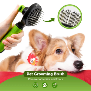 Peigne à poils longs pour <span class=keywords><strong>chat</strong></span> - Nettoyage automatique - Facile à utiliser - Outil de toilettage à aiguilles douces pour chats à poils longs (Ragdoll/<span class=keywords><strong>Persan</strong></span>) - Product Image 6