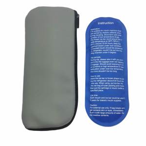 Bolsa Térmica Ligera para Viaje con 1 Paquete de Gel Frío/Caliente, Bolsa de Almacenamiento para Insulina - Product Image 2