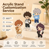 Dekorasi Rumah DIY Kartun Anime Fashion Cinta Akrilik Transparan Ramah Lingkungan Custom, Cetak Hologram, Ukuran dan Warna Sesuai Pesanan