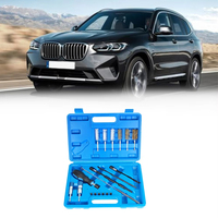 Podofo Stock UE 19 pièces Kit de nettoyage universel pour injecteurs de moteur diesel, outils de réparation, usine ODM