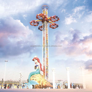 Emocionante Torre de Caída Giratoria al Aire Libre con Sillas Voladoras Grandes para Parques Temáticos, Atracciones de Diversión, Equipo Imprescindible para Entretenimiento en Parques - Product Image 3