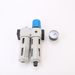 Filtre à air comprimé double Frc-Midi-12 Baofeng Pneumatics, régulateur de pression, séparateur d'eau et d'huile avec manomètre pour système pneumatique - Product Image 2