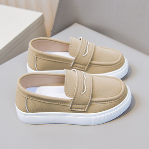Chaussures mocassins pour enfants à texture douce, design à enfiler, semelle épaisse antidérapante pour un usage quotidien et pour les fêtes - Product Image 3