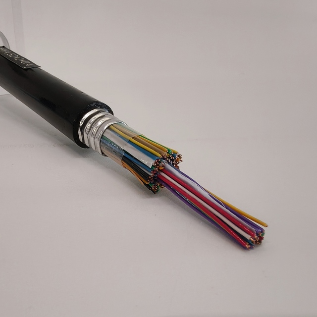 Yaogu GYTA53 Multi-core Armored Telecommunication Cable Copper APL Shield Steel Tape Armored HDPE Sheath Direct Buried Cable