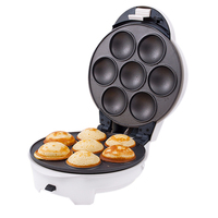 3 en 1 Mini machine à friandises compacte amovible 1000W Donuts, Cake Pops & Gaufres, Party Treat Gaufres & Donut Maker