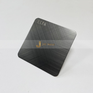 JIS Standard 304 Stainless Steel Sheet <b>Plate</b> No.4 <b>Surface</b> Finish 0.5-0.8mm Thickness Customizable Cutting Bending Wall/Ceiling - Product Image 3
