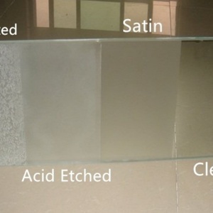 High Quality Double-Sided Acid Etched Water Frosted Tempered <b>Sandblasted</b> Glass for Bathroom Use Durable Structure - Product Image 2