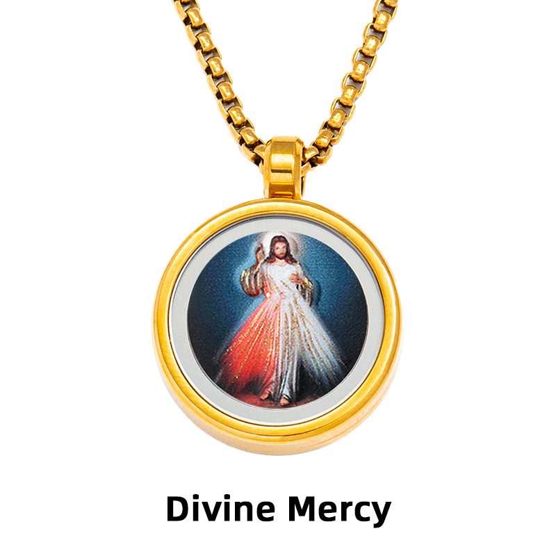 Camée de la Miséricorde Divine en Or