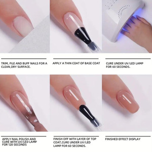 Esmalte de <span class=keywords><strong>uñas</strong></span> en Gel superbrillante <span class=keywords><strong>Rosa</strong></span> desnuda de 15ml, Gel UV de salón de alta saturación, esmalte de Gel para manicura DIY sin Alcohol - Product Image 5