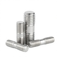 Factory Wholesale Stainless Steel Zinc Plated Double End Stud Full Threaded Rod Industrial Fastening Double Head Bolt Connector