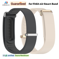Correa de Metal con Cierre para Google Fitbit Air, Correa Deportiva de Silicona para Reloj Inteligente Fitbit Air