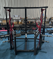 Machine de musculation professionnelle compacte et réglable à charge libre, avec glissière double linéaire et rail de guidage, pour press de poitrine