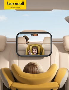 <span class=keywords><strong>Miroir</strong></span> de voiture pour bébé Lamicall STCH03, incassable, orientable à 360°, <span class=keywords><strong>miroir</strong></span> de siège arrière réglable, <span class=keywords><strong>miroir</strong></span> de siège arrière en acrylique, clip triangulaire - Product Image 5