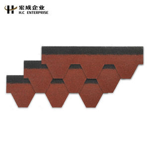 Tuiles de toiture en bardeaux d'asphalte de style mosaïque HONCHOR avec un design moderne et une garantie d'un an pour des feutres de toiture élégants - Product Image 1