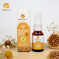 BEEHALL Vente en gros Spray buccal à la propolis sans alcool pour apaiser les maux de gorge