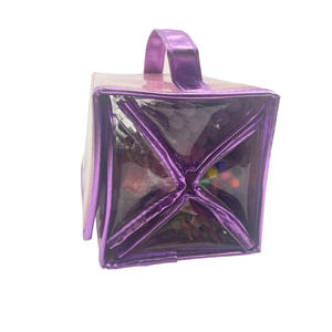 Trousse à crayons transparente rose pour fille avec fermeture éclair, ensemble de papeterie grande capacité, trousse de maquillage détachable et étanche - Product Image 6