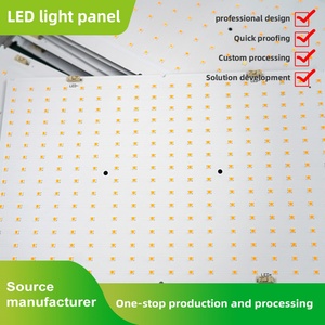 Placa de Luz LED con Base de Aluminio, PCBA, 3W, Redonda/Cuadrada, PCB Circular, 12V 24V 220V AC DC para Lámparas y Bombillas - Product Image 6