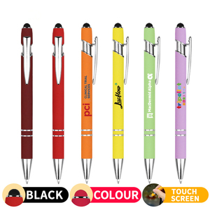 Personalización personalizada <span class=keywords><strong>de</strong></span> bolígrafos metálicos <span class=keywords><strong>de</strong></span> varios colores con logotipos personalizados para bolígrafos <span class=keywords><strong>de</strong></span> pantalla táctil - Product Image 4