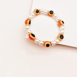 Turkish Evil Eye Pearl Beaded <b>Bracelet</b> Mixed Color Women's Jewelry Gift Bohemian Style - Product Image 4