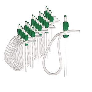 Bomba de Tambor de Alta Presión de 5 GPM con Diseño de Pistón de Aluminio para Líquidos, 46 Pulgadas de Alto, Transparente, 25/Caja, para Riego y Uso de Líquidos - Product Image 2