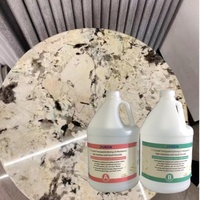Kit de résine époxy 3:1 Mix de résine époxy de haute qualité sans bulles conception de revêtement supérieur en pierre époxy pour le polissage de table basse en marbre
