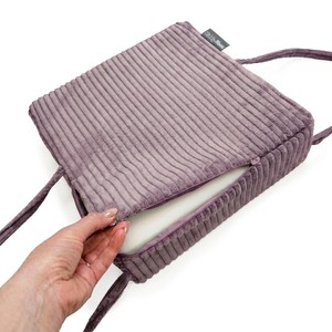 Coussin <span class=keywords><strong>rehausseur</strong></span> de chaise haute pour enfants en mousse de sécurité, avec tissu en velours côtelé amovible et lavable – Offre Spéciale - Product Image 3