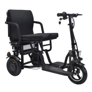 Folding Elderly Tricycle Lithium <b>Battery</b> Folding Mobility Scooter - Product Image 3