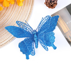 3d High Quality Big <b>Butterfly</b> Christmas <b>Decorations</b> <b>Party</b> and Banquet Ornaments Golden White and Pink <b>Butterfly</b> Decors - Product Image 4