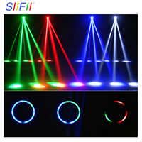 Projecteur à double tête mobile, faisceau laser de scène, lumière LED à effet 3-en-1 pour bar, karaoké, DJ, performance
