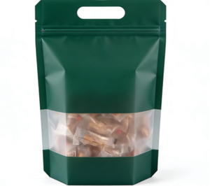 Sachet vertical autoportant personnalisé en PE/CPE imprimé en héliogravure de qualité alimentaire avec fermeture éclair pour aliments pour animaux (viande séchée, poulet) - Product Image 3