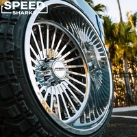 Jantes forgées sur mesure 20x12 22x12 24x12 6x139.7 6x5.5 à déport profond et lèvre large polie pour Chevrolet Silverado 1500