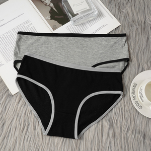 Braguitas Suaves para Mujer, Braguitas sin Costuras, Braguitas de Algodón de Tiro Medio para Uso Diario, Ropa Interior Brasileña para Mujer - Product Image 3