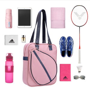 Nouveau <span class=keywords><strong>sac</strong></span> de <span class=keywords><strong>raquette</strong></span> de <span class=keywords><strong>badminton</strong></span> en nylon imperméable à la mode pour femmes, <span class=keywords><strong>sac</strong></span> de tennis multi-poches, <span class=keywords><strong>sac</strong></span> à dos de sport personnalisé en gros - Product Image 2